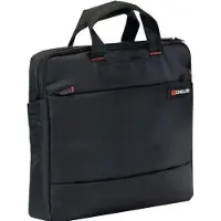 Monolith Laptoptas Motion II slimline 15.6 Polyester Zwart 41 x 31 x 7 cm