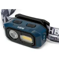 HBM oplaadbare hoofdlamp met bewegingsdetector 480 lumen, 3 functies, dimbaar