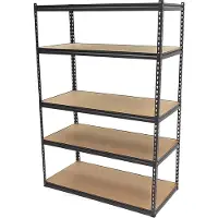 HBM stellingkast extra breed 5 x 60 kg, 2-delig