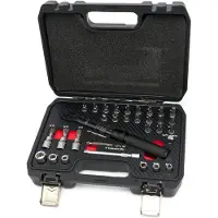 HBM 32 delige momentsleutel set 32-delig, 1/4 inch, 2 - 20 Nm