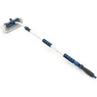 HBM auto schoonmaakset/borstelset met telescopische steel, 3-delig