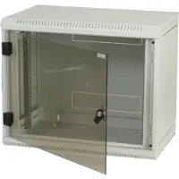 Malmbergs Delta B4S 19" Rack Wall-mount 9U/400 glass door Wandrek 30kg Grijs rack