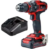 Einhell Accu Klopboor-/ Schroefmachine TE-CD 18/44 Li-i Kit - Power X-Change - 18 V/Li-ion - Met impactfunctie - 2 snelheden - 44 Nm - Incl. 1x 2,5 Ah accu en lader
