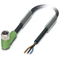 Phoenix Contact 1694169 Sensor/actuator kabel 10 m (SAC-3P-10,0-PUR/M 8FR), Kabels + Stekkers, Zwart
