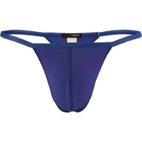 Hom - Plume G-String (1-pack) - Heren string - Blauw - Maat XL