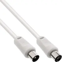 InLine 69403 3m Wit coax-kabel