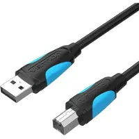 Vention Usb-Kabel 20 A Voor Usb B Printerkabel 3 Meter Zwart Pvc Efficiënt