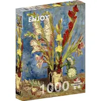 Enjoy Puzzle Puzzel 1000 stukjes Enjoy – Vincent van Gogh: Vaas met Gladiolen en Chinese Asters