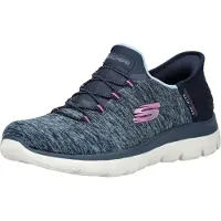 SKECHERS Slip-on 'Slip-Ins Summits - Dazzling Haze' donkerblauw