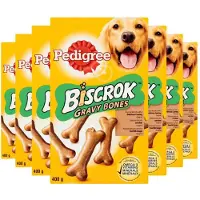 Pedigree 7x Biscrok Gravy Bones Hondensnack 400 gr