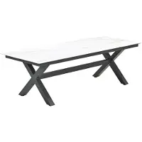 Garden Impressions Marbella Tuintafel Venice White 240x100 cm
