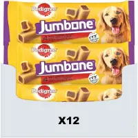 Pedigree 12x Jumbone Medium Rund & Gevogelte 200 gr