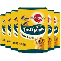 Pedigree 6x Tasty Hondensnacks Minis Cheesy Bites 140 gr