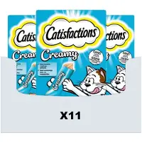 Catisfactions Creamy Snacks - Kattensnoepjes - Zalm - 44 stuks