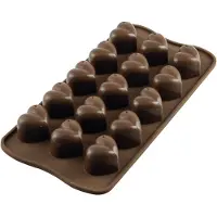 Silikomart Siliconen chocoladevorm hart "Mon amour"