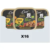 Cesar 16x Natural Goodness Alu Paté Kip Bio 100 Gr