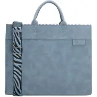 Zebra trends Handtas/Schoudertas A4 Merel Licht Blauw