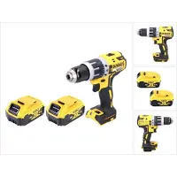 DeWalt DCD 796 N accu-klopboormachine 18 V 70 Nm borstelloos + 2x accu 5,0 Ah - zonder oplader