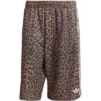 Adidas Originals Broek 'Leo Oversized' bruin / grijs / zwart / wit