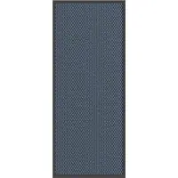 vidaXL Deurmat 60x150 cm blauw