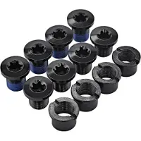 Race Face 8 Bolt+4 Nut Torx Pack Screw Zwart