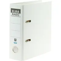 Pierre by Elba Rado Plast ordner voor ft A5 staand, wit, rug van 7,5 cm - 3 stuks