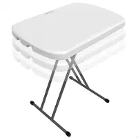 Lifetime Verstelbare hoogte persoonlijke tafel - Witte graniet, 66 cm