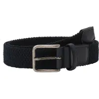 Lloyd Gevlochten riem marine, Effen