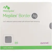 Molnlycke Health Care Mepilex Border Ag Schuimverband 12,5 x 12,5 cm | 5 stuks