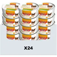 Smolke 24x Hondenvoer Soft Paté Kip 125 gr