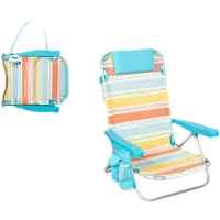 Aktive 62420 5 Positioncs 55x48x75 Cm Beach Chair Veelkleurig