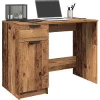 vidaXL Bureau, vintage look, 100x50x75 cm, houtvezel