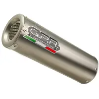 Gpr Exclusive M3 Natural Titanium Svartpilen 401 18-19 Euro 4 Cat Gehomologeerde Slip On Uitlaatdemper