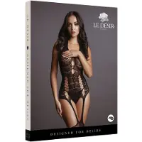 Le Désir - Lace Suspender Bodystocking - One Size