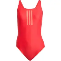 Adidas Sportbadpak '3-Stripes V-Back' rood / pastelrood