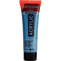 Royal Talens Amsterdam acrylverf - 120 ml - koningsblauw 517