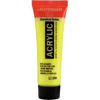 Taidepiste Amsterdam acrylverf - 120 ml - reflexgeel 256