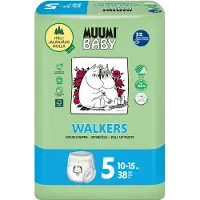 Muumi Eco Luierbroekjes - Maat 5 - 38 Stuks - 10-15 kg - Hypoallergeen - Gevoelige Huid - Parfumvrij
