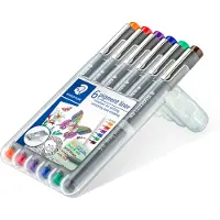 Staedtler pigment liner - box 0.5 mm - 6 kleuren