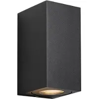 Nordlux Wandlamp GU10 | Up & Down | Canto Maxi Kubi 2 | IP44 | Zwart
