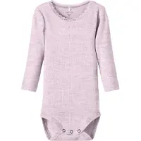 Name it Rompertje/body 'NBFKab' roze gemêleerd