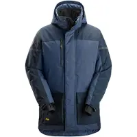 Snickers Workwear 1801 Waterdichte Geïsoleerde Parka Marineblauw/Donkermarineblauw maat XL heren