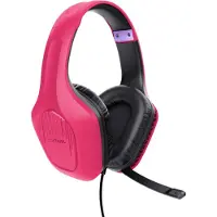 Trust GXT 415P Zirox - Bedrade Gaming Headset - voor PC, PS4, PS5, Xbox & Switch - Stereo - Roze