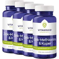 Vitakruid 2x Zink methionine koper (90 capsules)