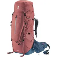 Deuter Aircontact X 60+15 SL, kleur: redwood-ink