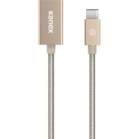 Kanex USB-C - USB-A 21cm USB-kabel 0,21 m USB 3.2 Gen 1 (3.1 Gen 1) USB C USB A Goud