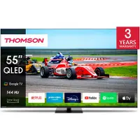 Thomson Q70 Serie 55QG7C14, 139,7 cm (55 inch), 3840 x 2160 pixels, QLED, Smart TV, Wi-Fi, zwart