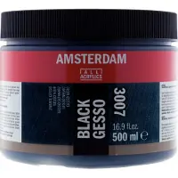 Taidepiste Gesso 3007 Medium Black 500 ml 1 stuk