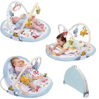 Yookidoo Kleed Urban Gymotion Oplegmat Lay to sit up - YOKIDOO blauw