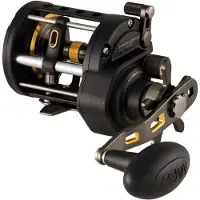 Penn Fathom Ii Level Wind Trolling Reel Zwart 20
